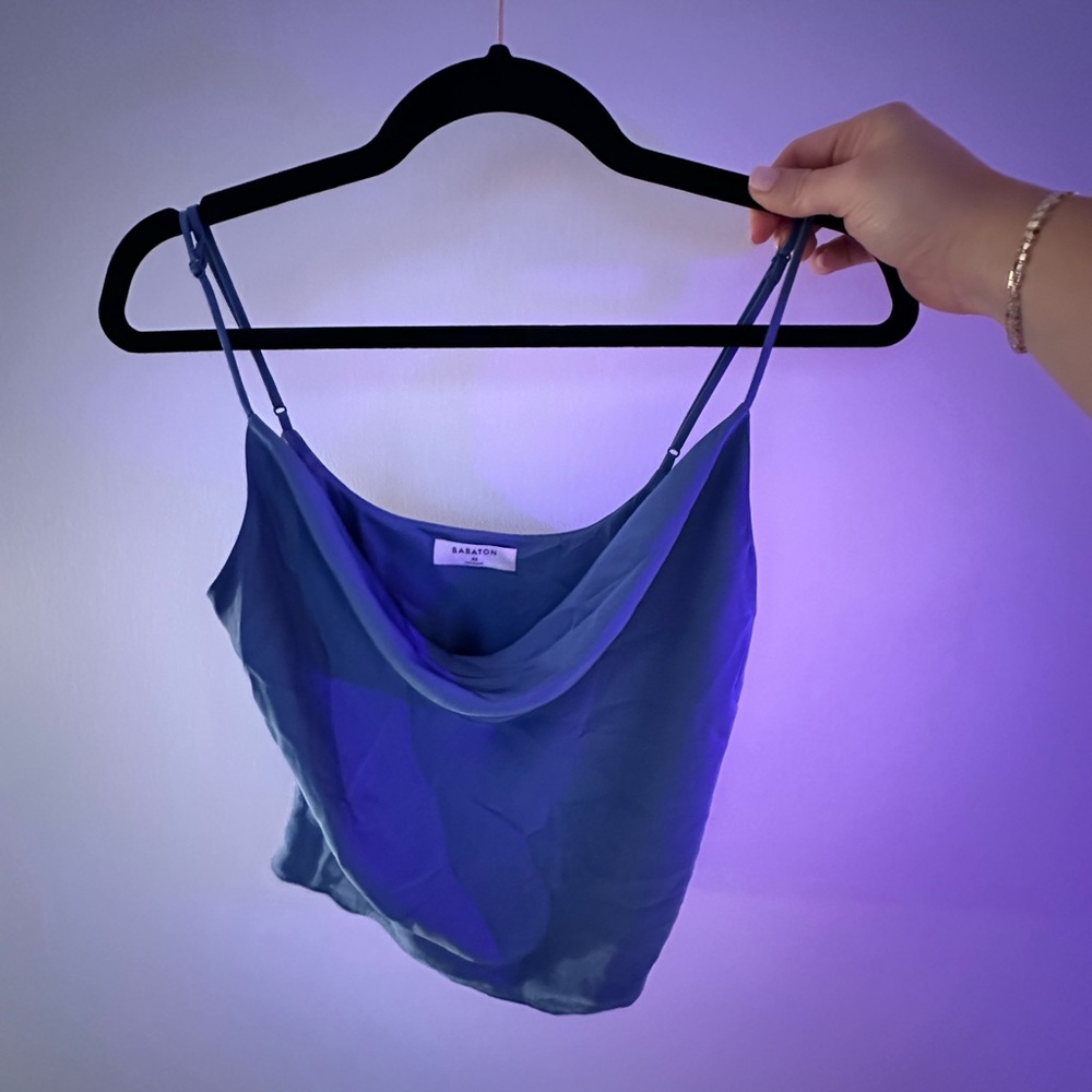 Babaton Blue Cami Top